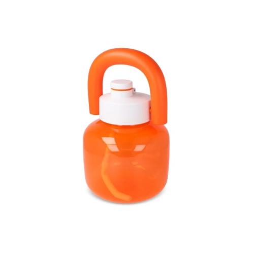 Drinkfles Kettlebell 1800 ml oranje