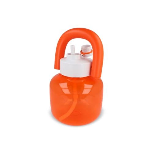Drinkfles Kettlebell 1800 ml oranje