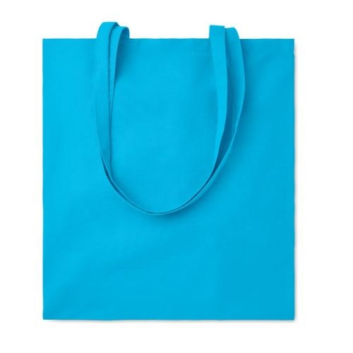 Katoenen boodschappentas Cottonel colour + turquoise