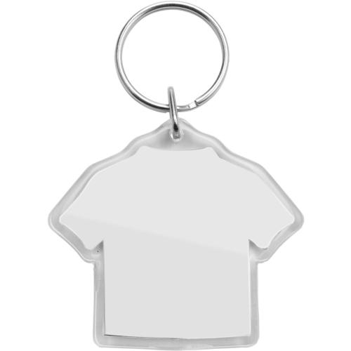Kunststof sleutelhanger Shirt Zuni neutraal