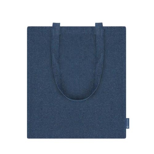 Draagtas gerecyclede denim Spinel blauw