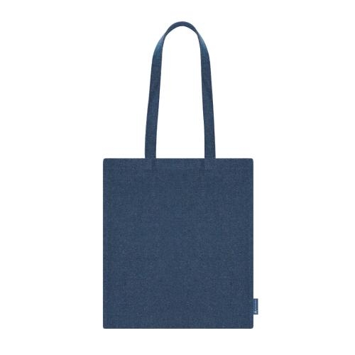 Draagtas gerecyclede denim Spinel blauw