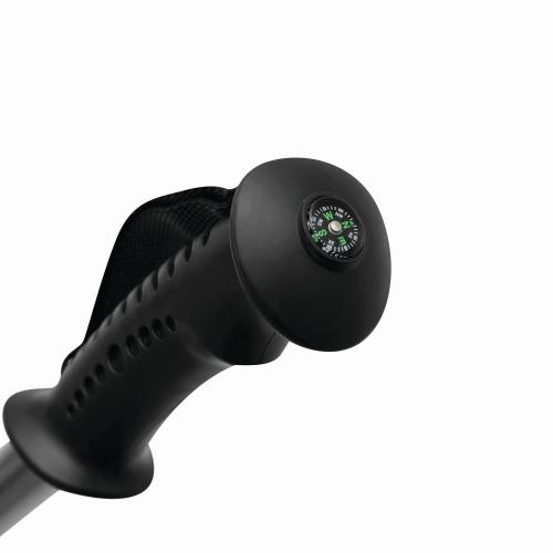 Nordic Walking stokken zwart/zilver