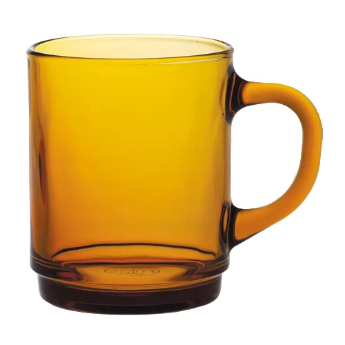 Theeglas Versaille 250 ml amber geel
