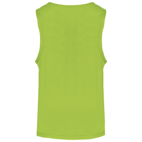 Licht mesh multisport-hesje kids fluor groen,10-14