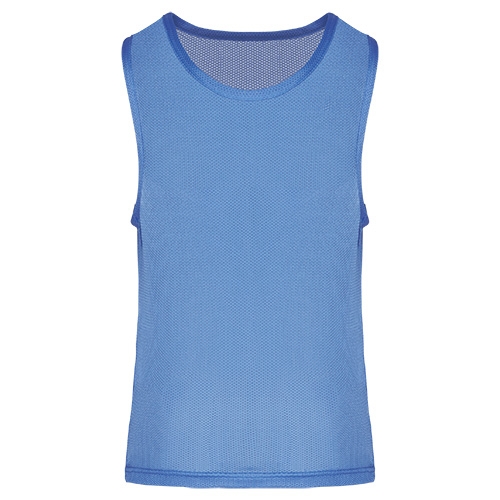 Licht mesh multisport-hesje kids hemelsblauw,10-14