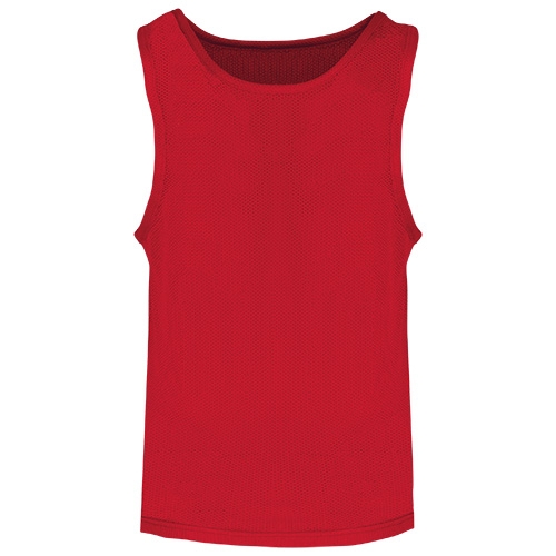 Licht mesh multisport-hesje kids sporty red,10-14