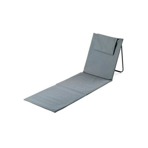Strandmat met rugleuning InSideOut grijs