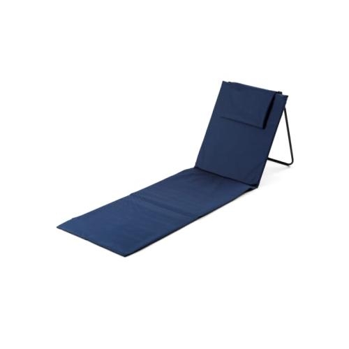 Strandmat met rugleuning InSideOut blauw