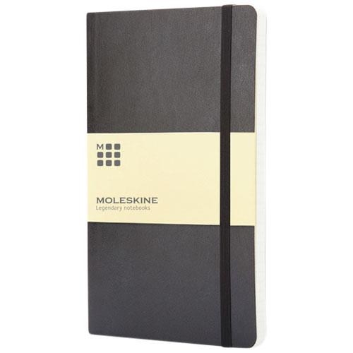 Moleskine classic L soft cover notitieboek zwart