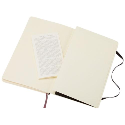 Moleskine classic L soft cover notitieboek zwart