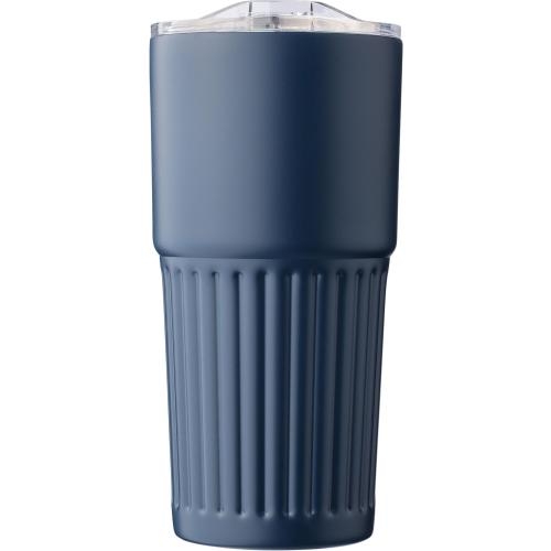 Dubbelwandige RVS drinkbeker 500 ml Kael blauw