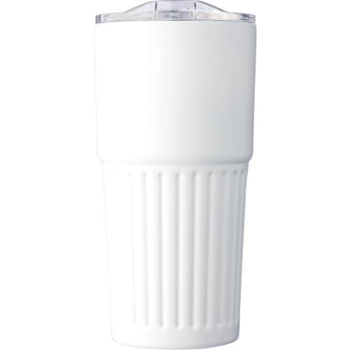 Dubbelwandige RVS drinkbeker 500 ml Kael wit