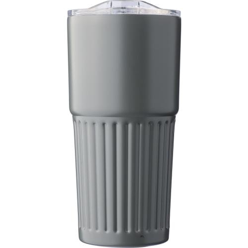 Dubbelwandige RVS drinkbeker 500 ml Kael grijs