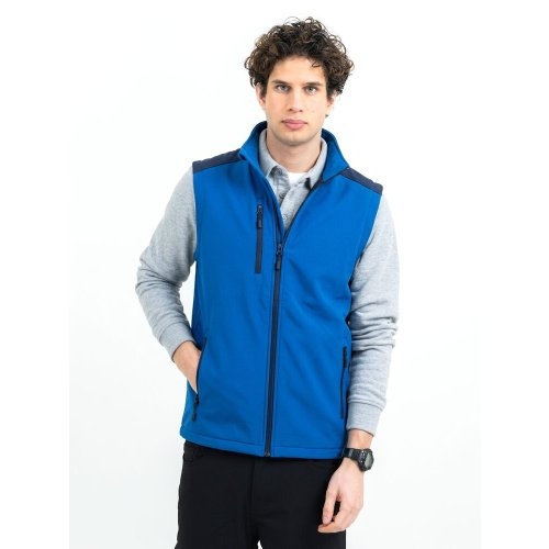 Prime Softshell bodywarmer heren kobaltblauw/navy,2xl