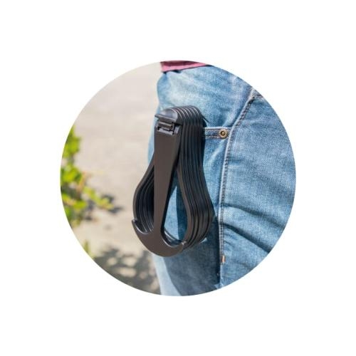 Cupkeeper - Bekerhouder voor bier en festivals zwart
