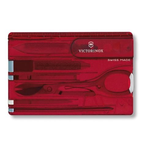 Nylon Victorinox Swisscard Classic multitool rood