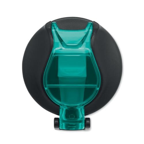 Sportwaterfles RPET 1L Activate zwart/blauw