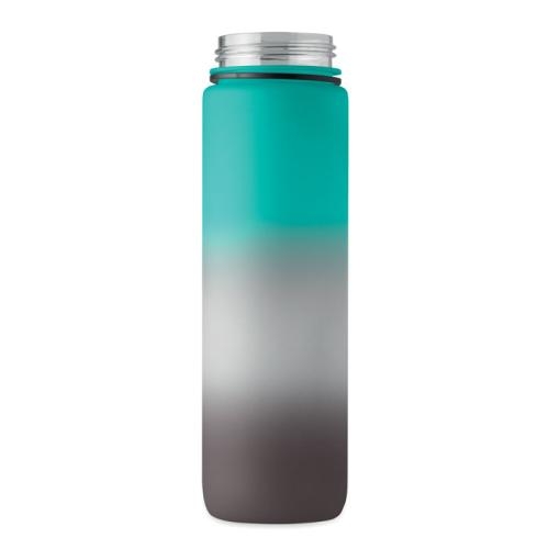 Sportwaterfles RPET 1L Activate zwart/blauw