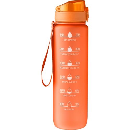 rPET drinkfles Brinley 1L oranje