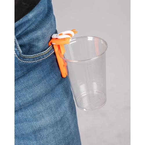 Mr Clipr festivalclip beker oranje