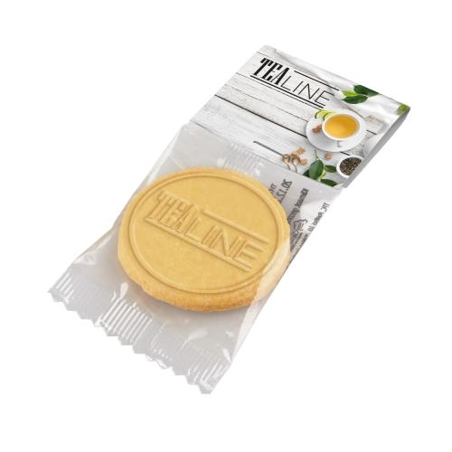 Embossing koekje met kopkaartje rond