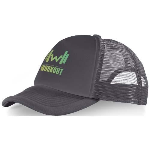Trucker 5 panel cap stormgrijs