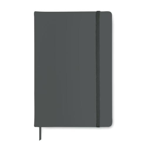 A5 notitieboekje PU cover steengrijs