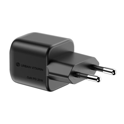 Urban Vitamin 20W GAN-oplader zwart