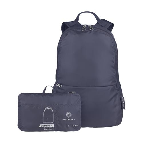 Opvouwbare rugzak Tucano Compatto donkerblauw