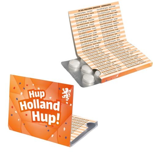 Sleeve met flap en blister Compli'mints complimints