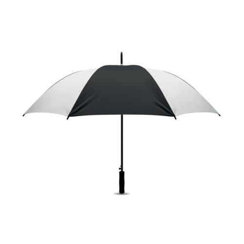 27 inch paraplu Swansea wit/zwart