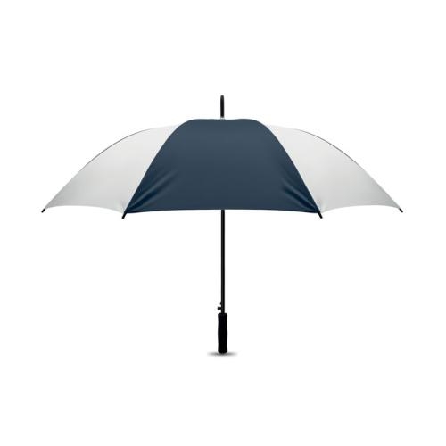 27 inch paraplu Swansea wit/donkerblauw
