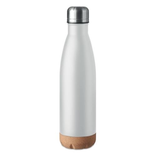 Dubbelwandige fles Aspen cork 600 ml wit