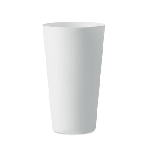 Herbruikbare eventbeker 550 ml Festa wit