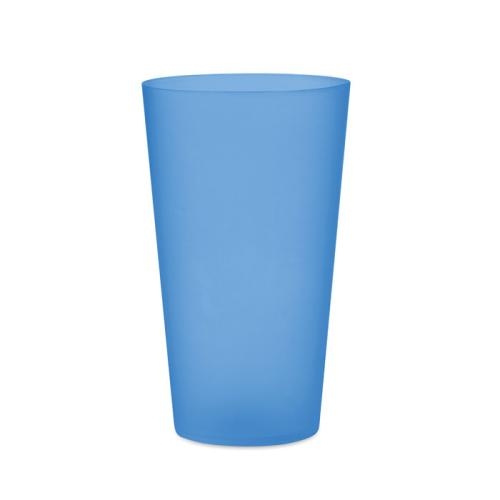 Herbruikbare eventbeker 550 ml Festa transparant blauw