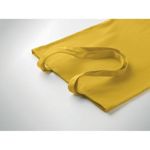 Gekleurde canvas boodschappentas Rassa geel