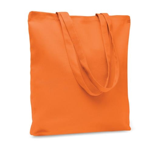 Gekleurde canvas boodschappentas Rassa oranje