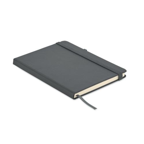 Gerecycled PU A5-notitieboek Arpu steengrijs