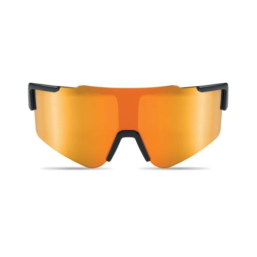 Gespiegelde sportzonnebril Shine oranje