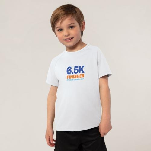 Kinder sport T-shirt 140 grams wit,2xl