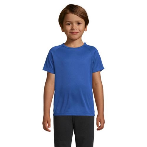 Kinder sport T-shirt 140 grams koningsblauw,2xl