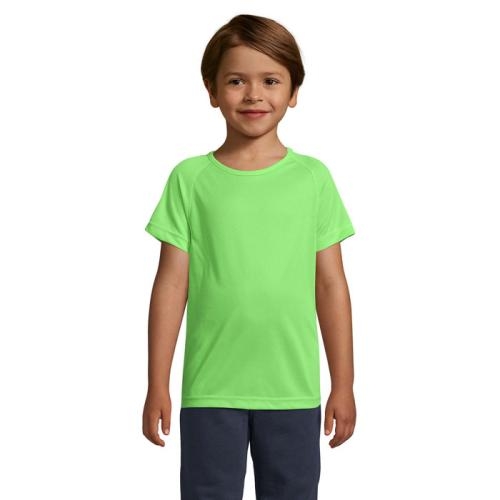Kinder sport T-shirt 140 grams neon green,2xl