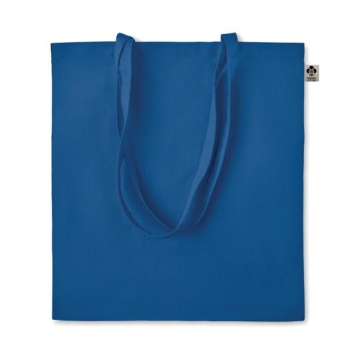 Gekleurde tas van organisch katoen Zimde royal blue