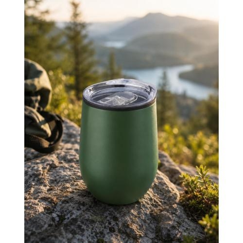 RVS reisbeker Zoe forest green