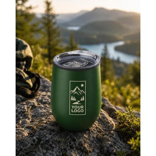 RVS reisbeker Zoe forest green