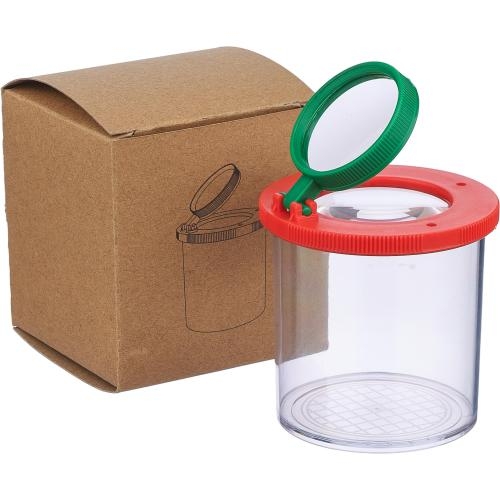 Insectenpotje met vergrootglas lichtgroen