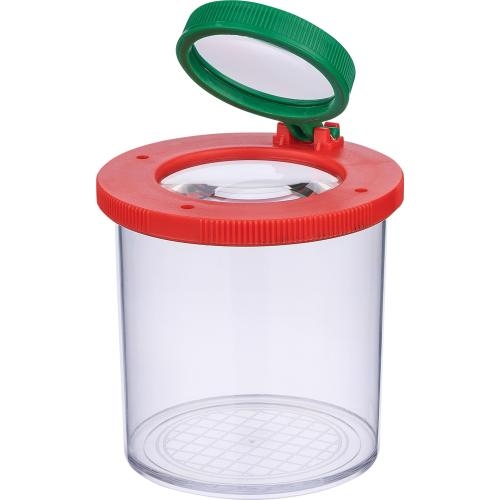 Insectenpotje met vergrootglas lichtgroen
