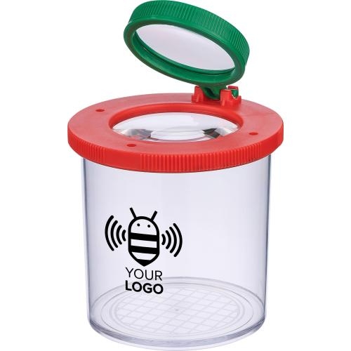 Insectenpotje met vergrootglas