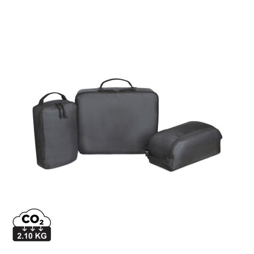 3-delige packing cubes Renew AWARE™ zwart